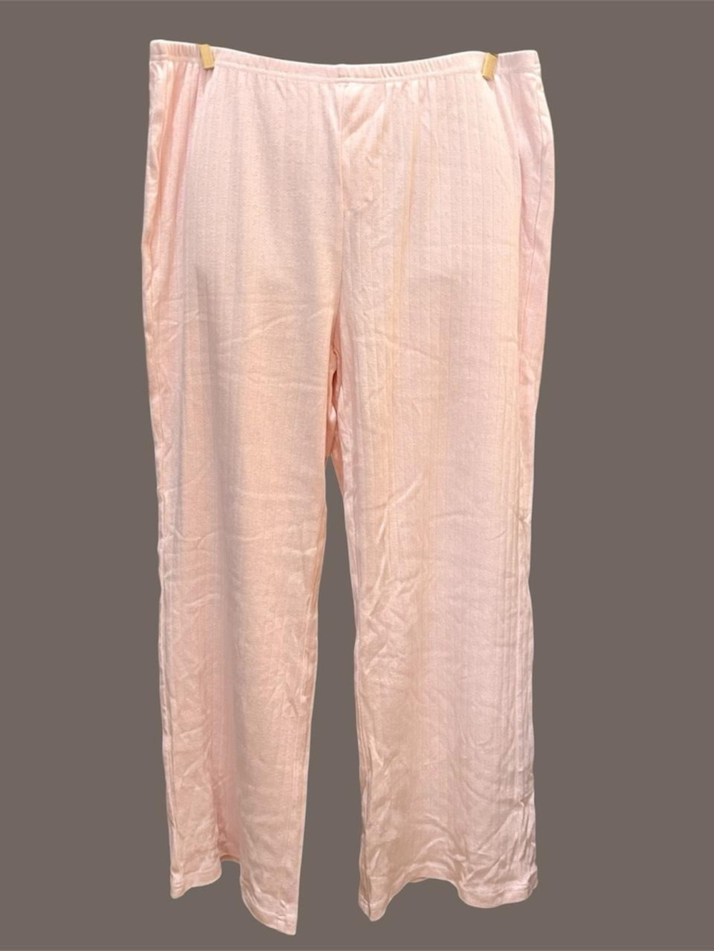 Women’s Pink Pointelle Knit Lounge Pants
